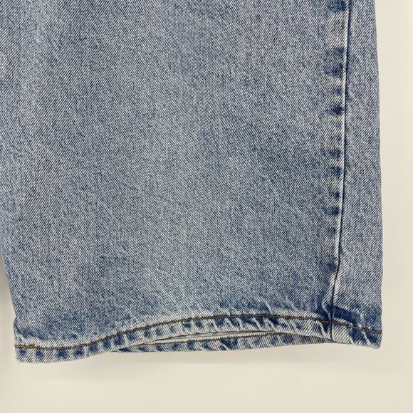 Vintage Orange Tab Levi’s 550 Light Wash Denim Shorts Sz 38 Baggy Y2K Dad Shorts - Picture 4 of 16